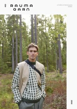 420 3-tråds Strikkegarn Herre - Rauma Mönsterhäfte