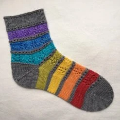 Blomsterchock Sockmönster