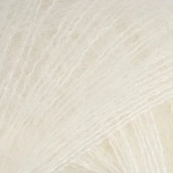 Natural White - Fin Mohair Silke 25g