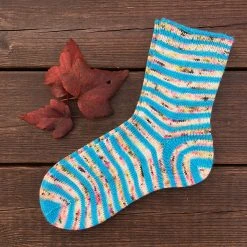 Cloettes Sockor Med Istickshäl - Mönsterblad