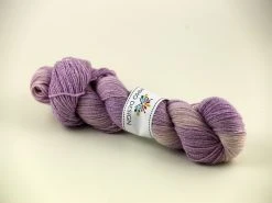 Ljus Tantlila - Handfärgat Sockgarn Ull/bomull 100g